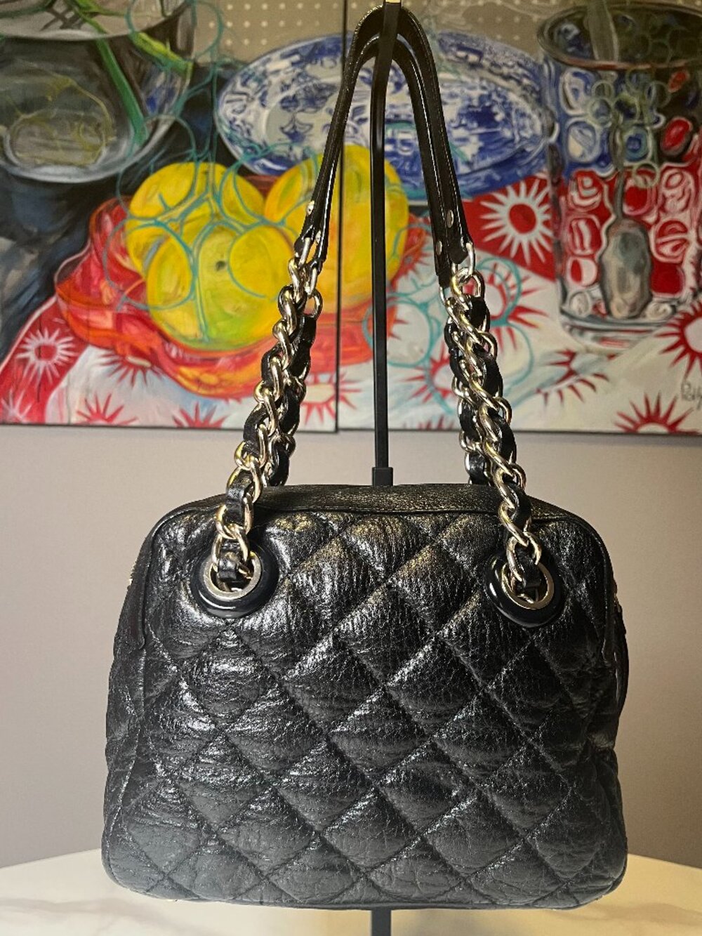 Kate Spade New York Elizabeth Gold Coast Quilted Black Leather Shoulder Bag - Picture 3 of 14
